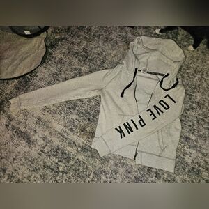 PINK Victoria's Secret White Sweatshirt